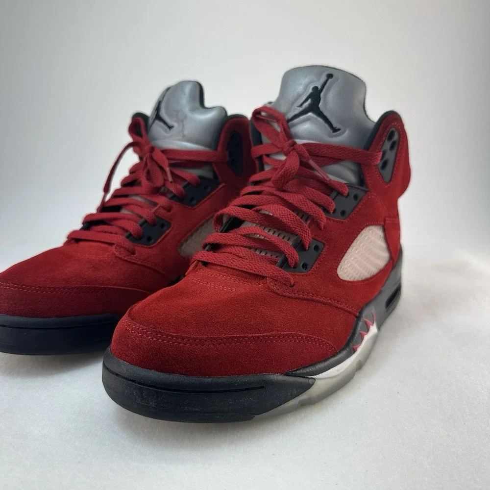 Nike Air Jordan 5 Retro Raging Bull Red 2021 DD0587-600 Men's Size 11 Pre-Owned